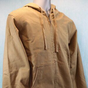 RSQ Hooded Twill Canvas Long Sleeve Oversized Jacket Men's Size Small